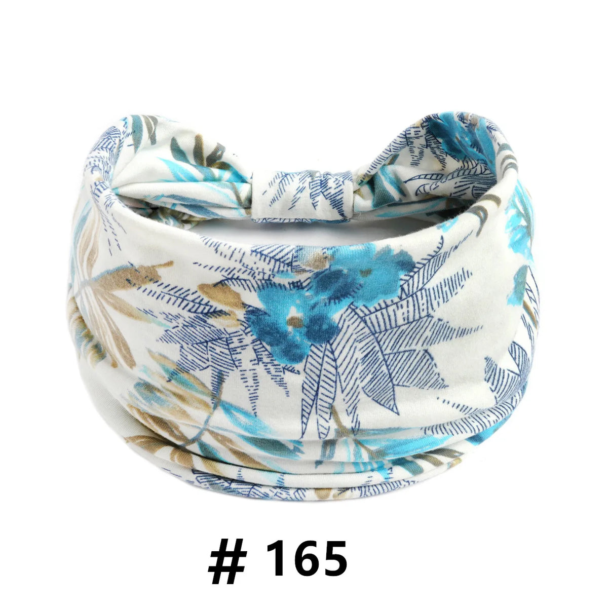 Boho Headbands for Women Cotton Wide Head Bands Stretch Hairband Non Slip Workout Yoga Running Turban Headwrap Hair Accessories
