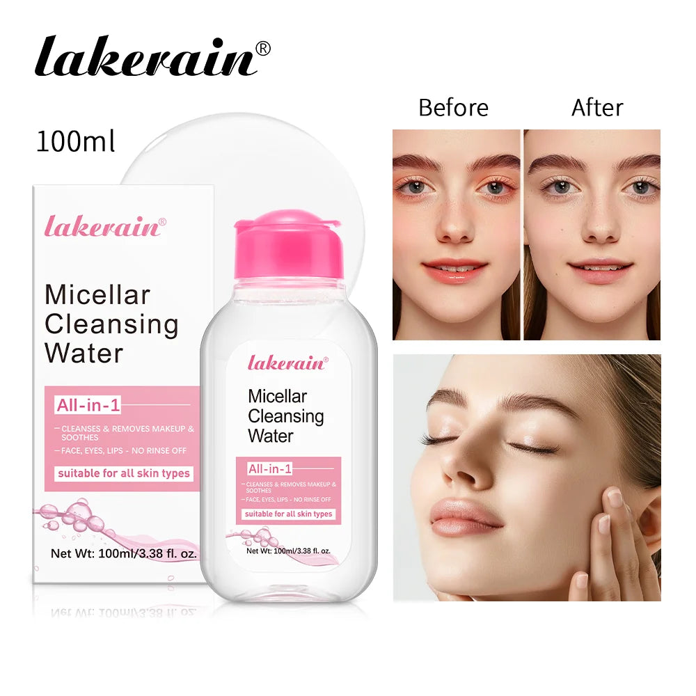 Micellar Cleansing Makeup Remover Mild Formula without Leaving Any Residue Micellar Technology Absorbs Impurities Extra Hydrating Efficient Makeup Remover