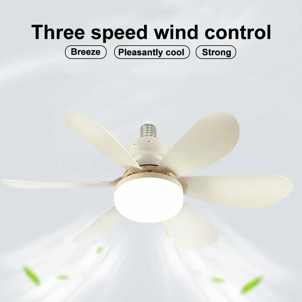 E27 LED Ceiling Fan Light with Remote