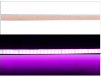 OCONA DC 12V 24V Super Thin 4mm Multi-Color COB LED Strip Lights For Cabinet Car DIY 480LED Blue/Pink/Red/Purple LED Tape Ribbon