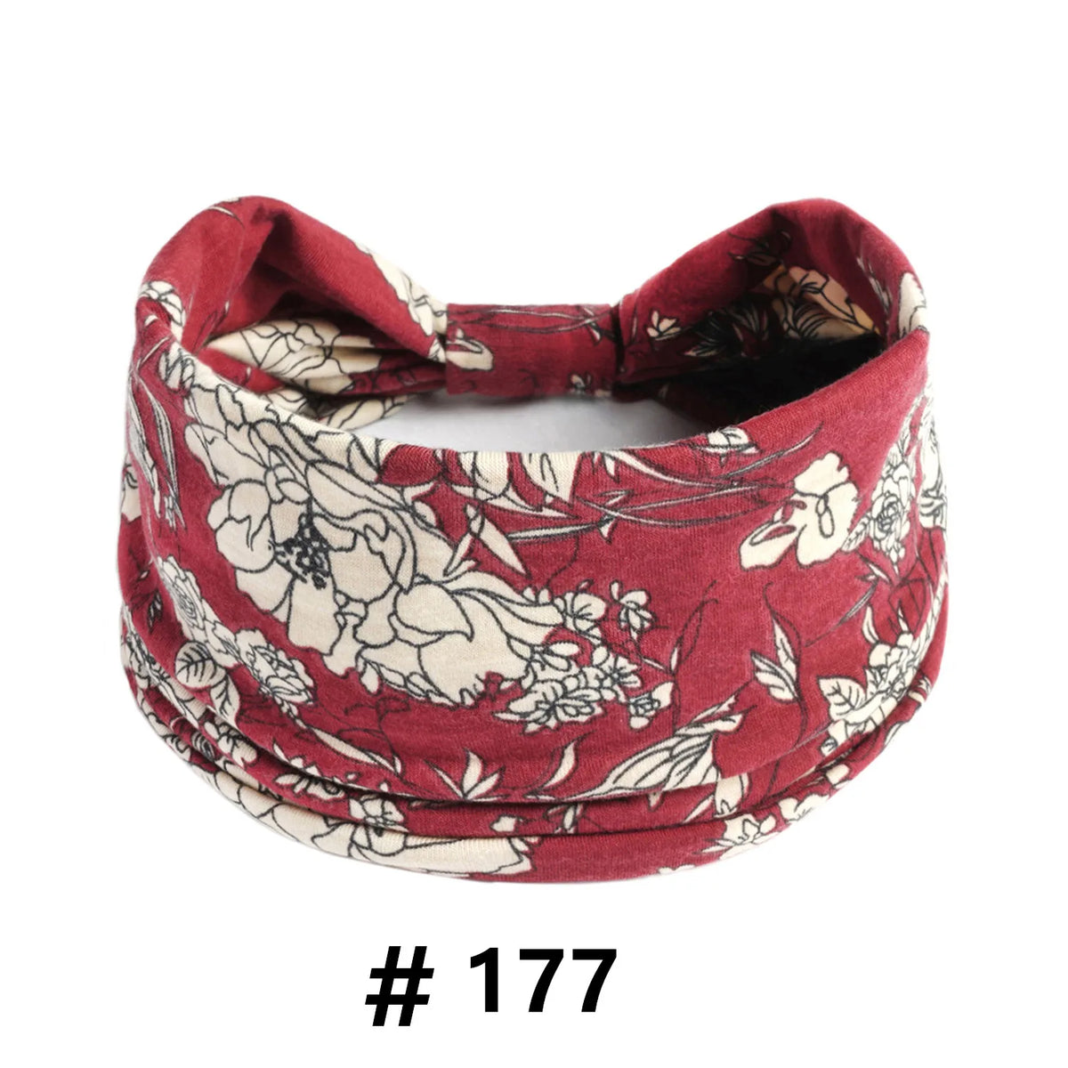 Boho Headbands for Women Cotton Wide Head Bands Stretch Hairband Non Slip Workout Yoga Running Turban Headwrap Hair Accessories