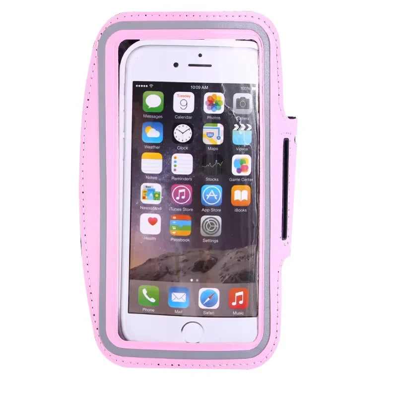 5 Inch Mobile Phone Armband Outdoor Sports Smartphone Holder Gym Running Phone Bag Arm Band Cases for Samsung for IPhone Holder
