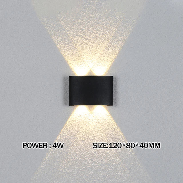 Led Wall Lamps Outdoor Indoor Waterproof IP65 wall lights for home AC110-220V 2/4/6/8/10/12W Garden Lights Outdoor Light decor