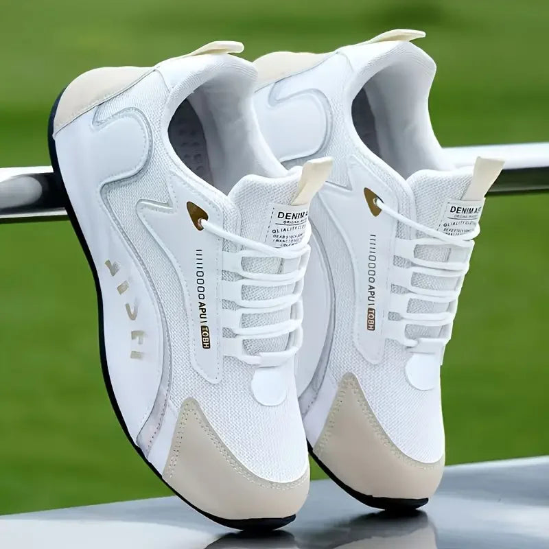 Men's Low Cut Fashion Casual Sports Sneakers Wear Resistant Non-slip Outsole Comfort Breathable Daily Jogging Street Walking