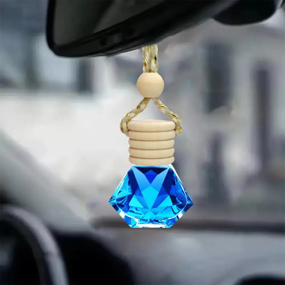 Car Perfume Pendant Include Essential Oil Air Fresheners Novelty Auto Flavoring Air Freshener Diffuser Oil Fragrance Bottle