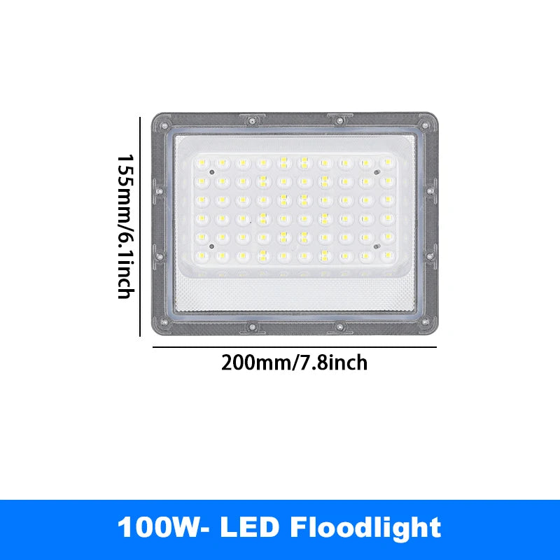 Led Floodlight Outdoor IP66 Waterproof 50W 100W 200W 300W 500W 220V Reflector LED Garden Lighting Street Lamp Wall Flood Lights