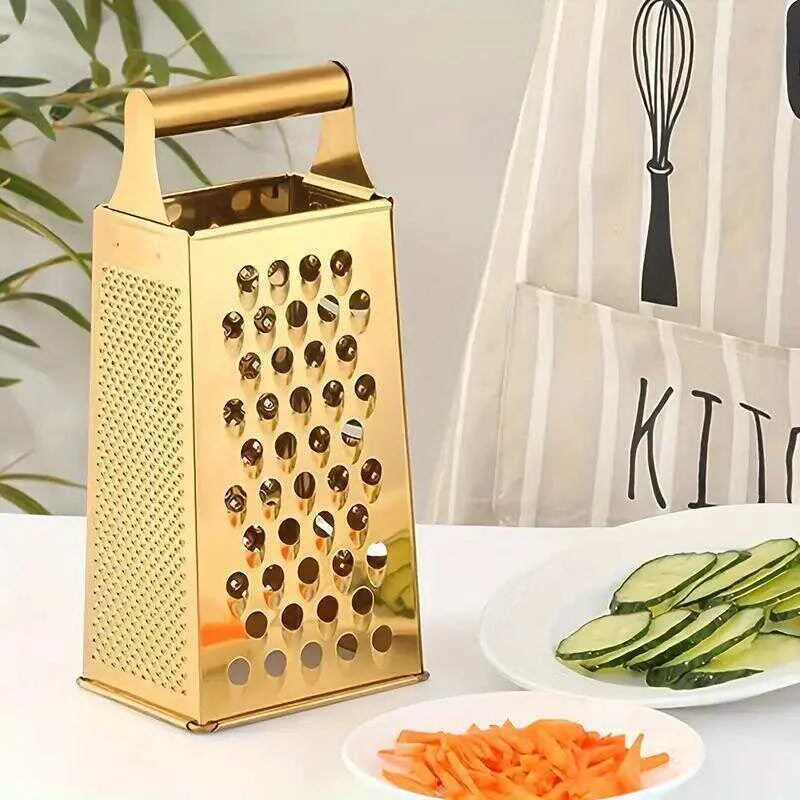 Four Sided Grater Kitchen Vegetable Stainless Steel Slicer Household Potato Peeler Garlic Chopper Cooking Tool