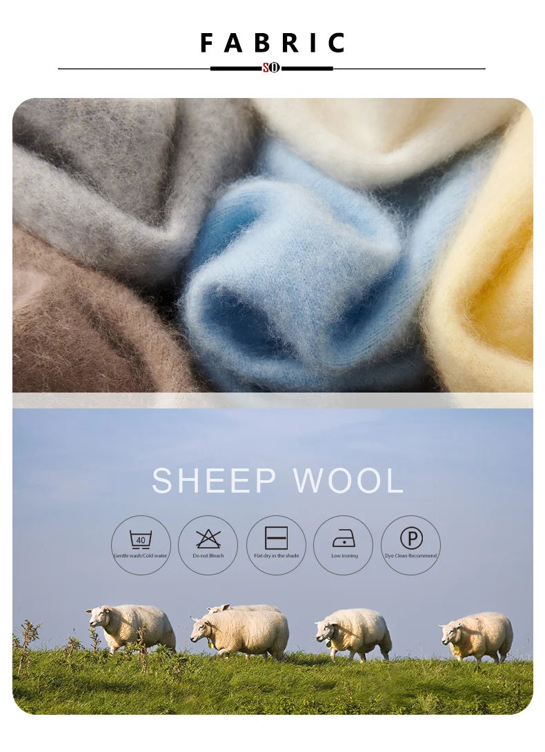 SuyaDream, Women Vests, Fleece Wool, V Neck, Chic Pullovers, 4.7%Cashmere 95.3%Wool, 2025 Fall Winter Sweaters, Tanks