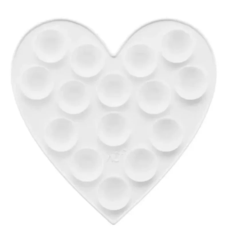 Wildflower Strawberry star Pink Love Heart Silicone Suction Multifunctional Suction Cup Stand Anti-Slip wf Mount Back Sticker﻿﻿