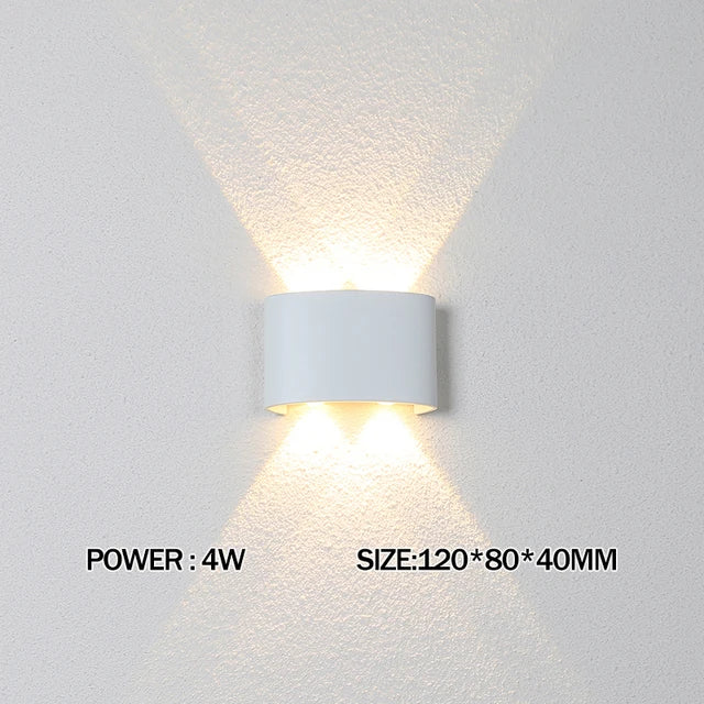 Led Wall Lamps Outdoor Indoor Waterproof IP65 wall lights for home AC110-220V 2/4/6/8/10/12W Garden Lights Outdoor Light decor