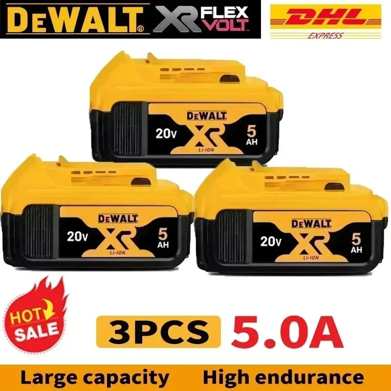 Original for DEWALT 20V/60V battery DCB606 DCB609 DCB182 DCB205 DCB206 DCB209 power tool 18V battery 6Ah 9Ah battery.