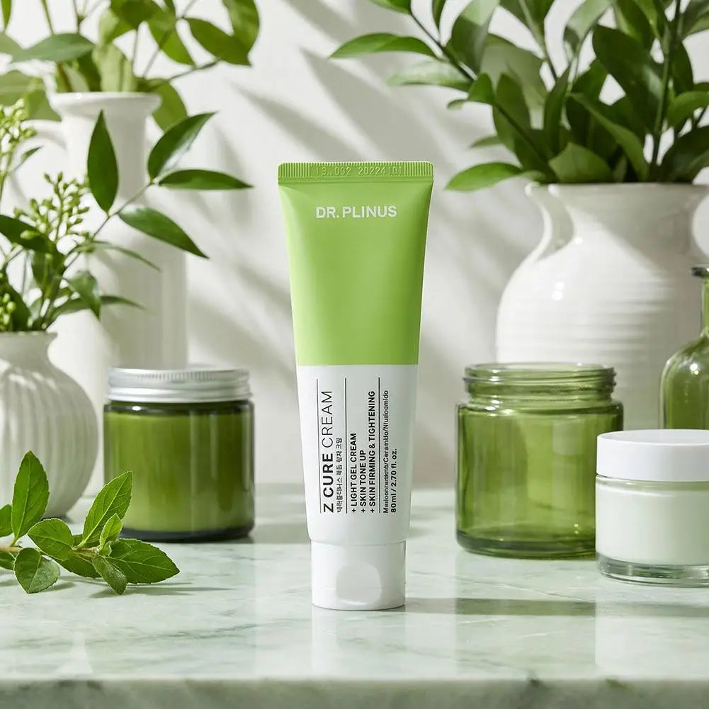 DR.PLINUS Z Acne Cleanser + Micro Foam Korean Z Cure Cream + Light Gel Cream Green Tea Extract Brand Cleanser Smooth Face Cream