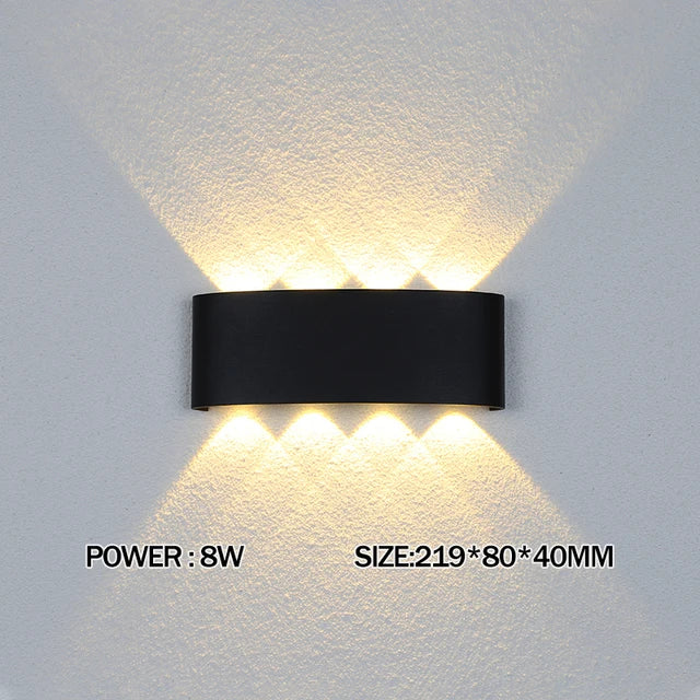 Led Wall Lamps Outdoor Indoor Waterproof IP65 wall lights for home AC110-220V 2/4/6/8/10/12W Garden Lights Outdoor Light decor