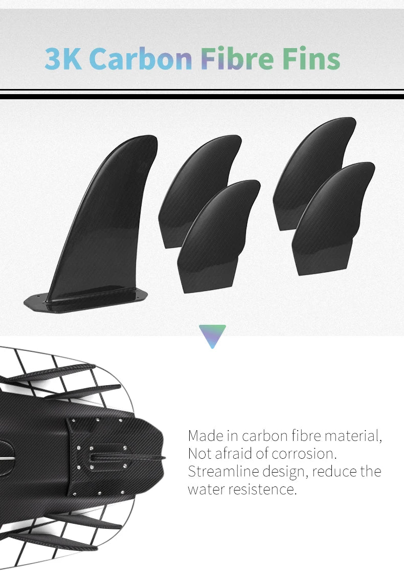 KOOTU Jet Surfboards Full Carbon Fiber Surfboards Fuel-powered surfboard 109cc Power Electric Surfboards Water Surfboards