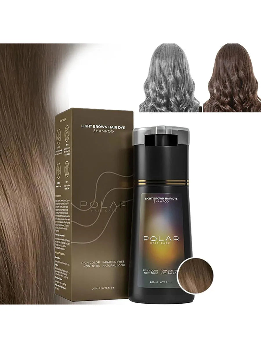 Easy To Operate Fast Hair Dye Shampoo Quick Color Change Hair Dye Products Natural Plant Gray Hair Covering Hair Care Products
