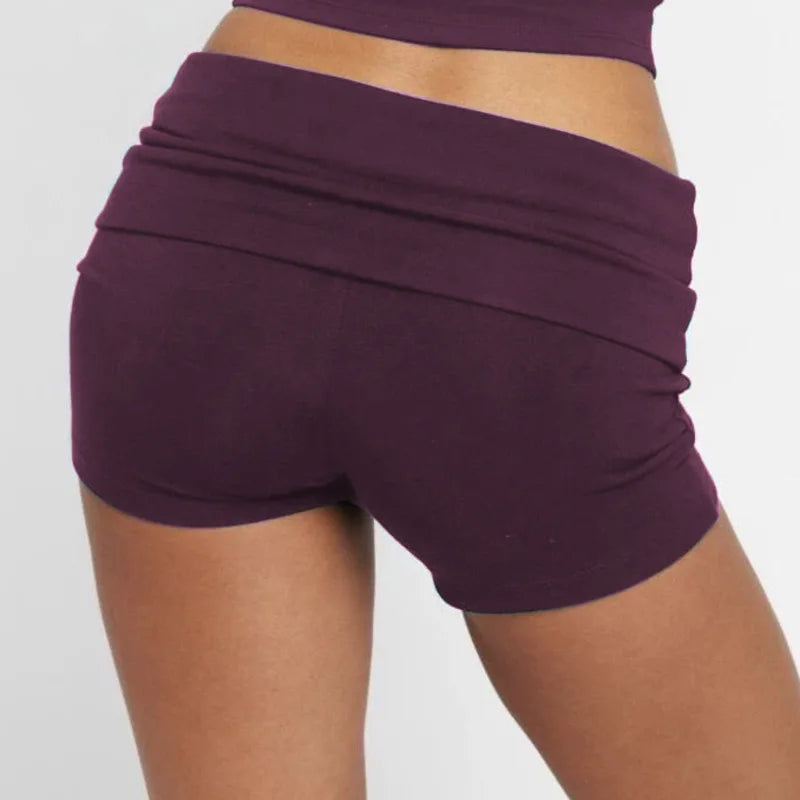 Women's Two Pieces Set Short Sets Yoga Outfit For Women Spaghetti Strap Tank Top Shorts Set With Bra Pads Ideal For Yoga Workout