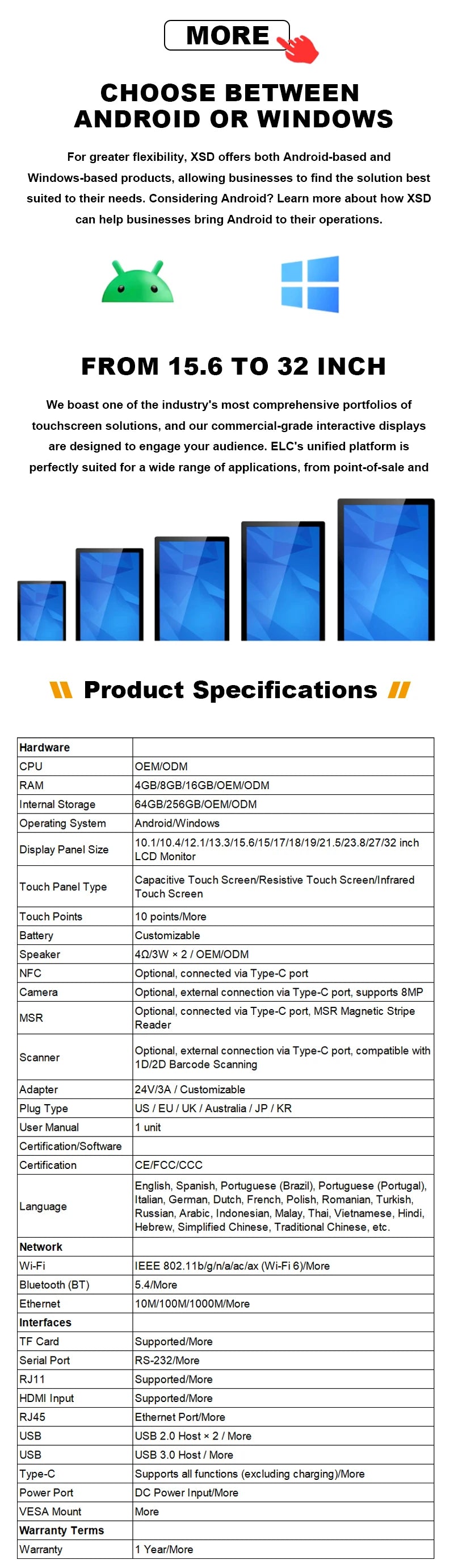Remote Management System Digital Payment Terminal For Government Office Factory Direct Sale