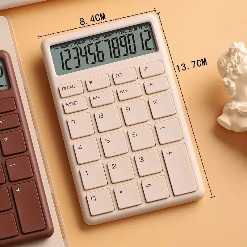Student Calculator Simple Design Basic Calculator High Sensitivity Button Portable Calculator Student Stationery Supplies