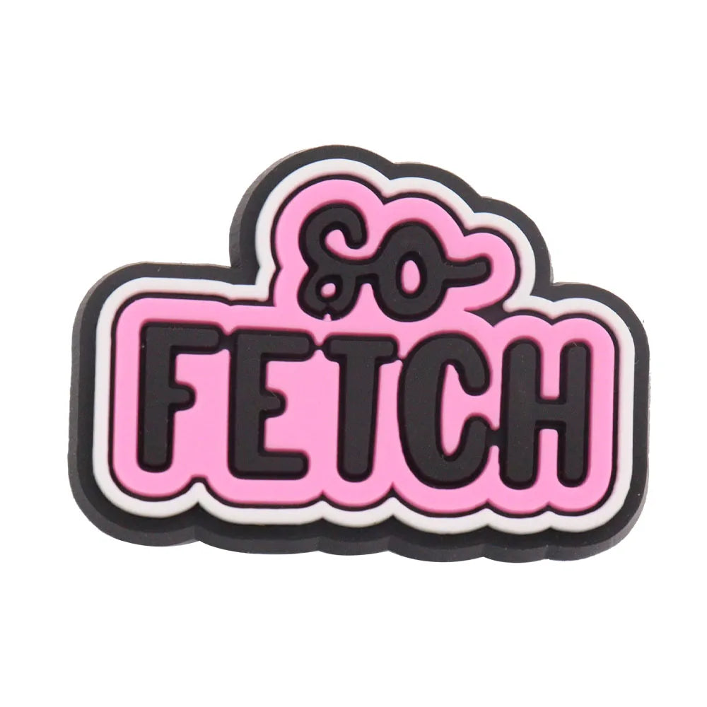 1-35PCS PVC Shoe Charms Limit Dose Not Exist Cool Libra Girls Thank You Love Feminist Buckle Clog Hole Slipper Decoration