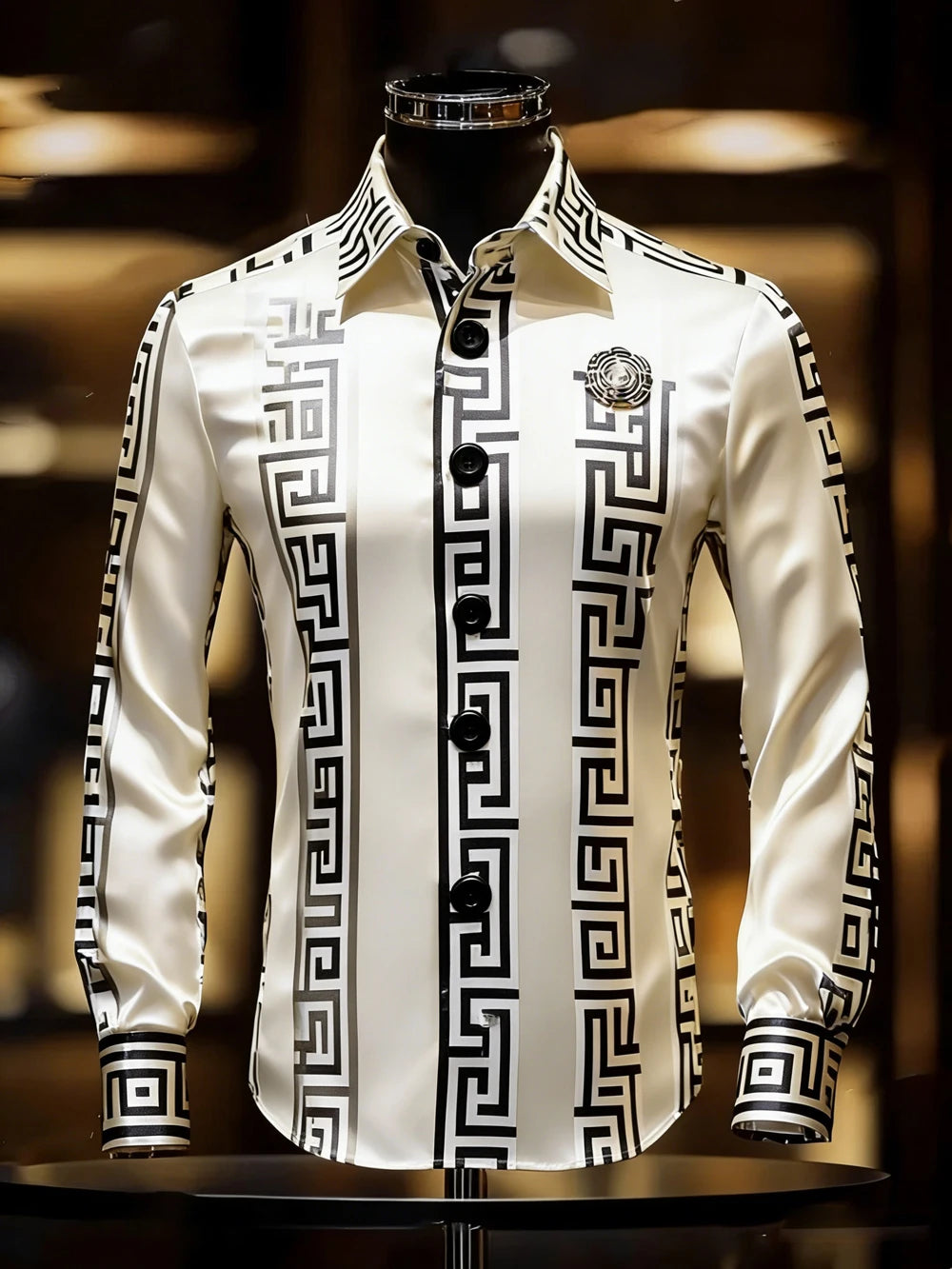 Men's Soft Breathable Long Sleeve Shirt High Definition Printed White Shirt Hawaiian Vacation Outdoor Social Party Mens Clothing