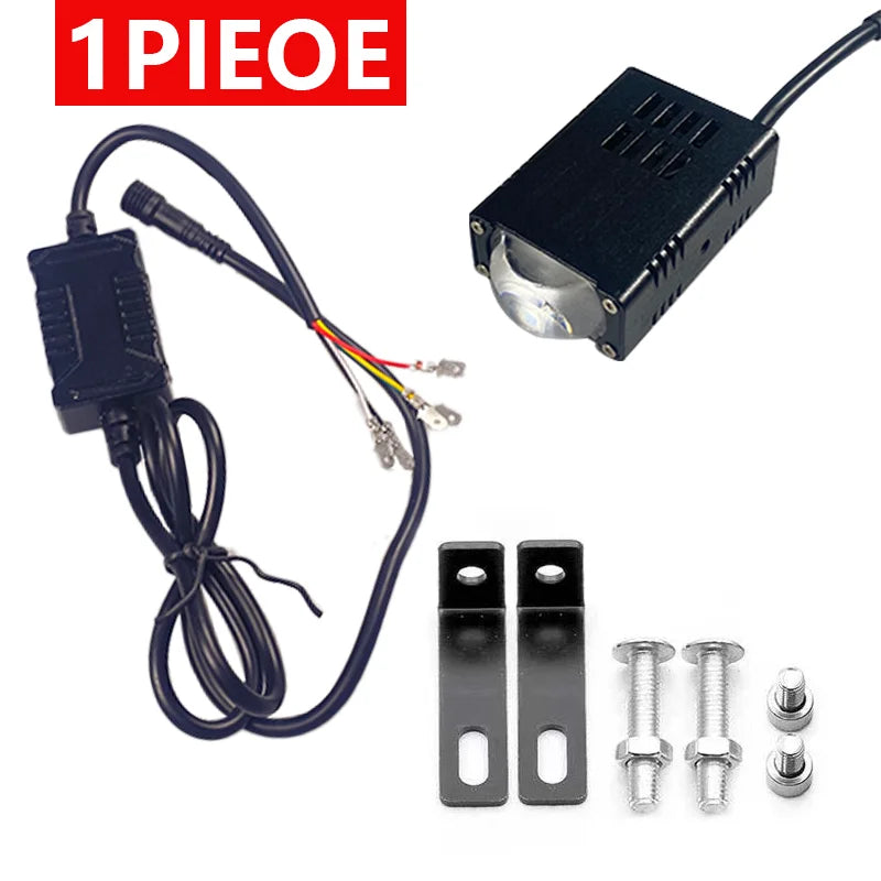 Led Headlight Bumper Fog Lamps Projector Lens Work Light Mini Driving Light Auxiliary Lights For Car Motorcycle Bar Spotlights