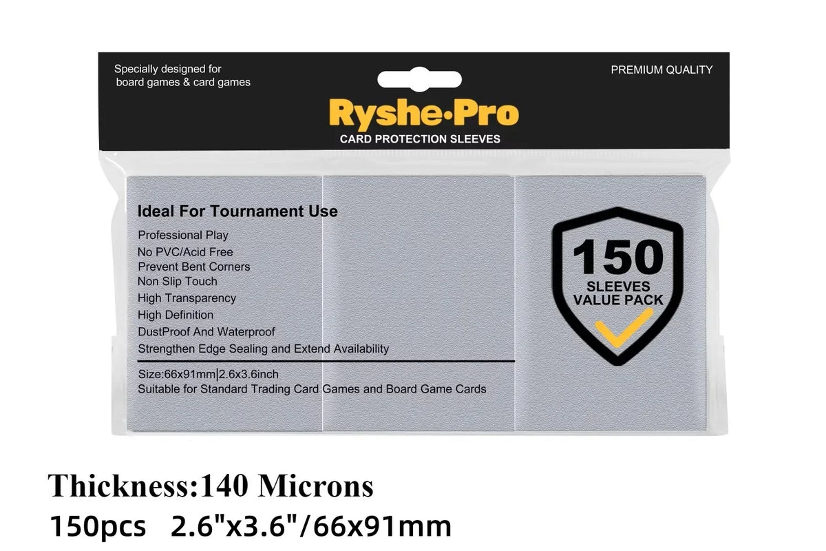 100pcs Trading Card Sleeves Soft Clear Perfect for Double-sleeving and Compatible with Pokemon Mtg Cards Sport Cards