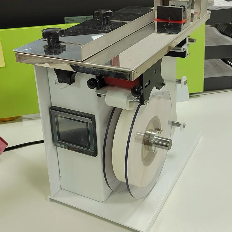 Factory Semi Automatic Right Angel Labeling Machine Manual Self Adhesive Corner Labeling Machine