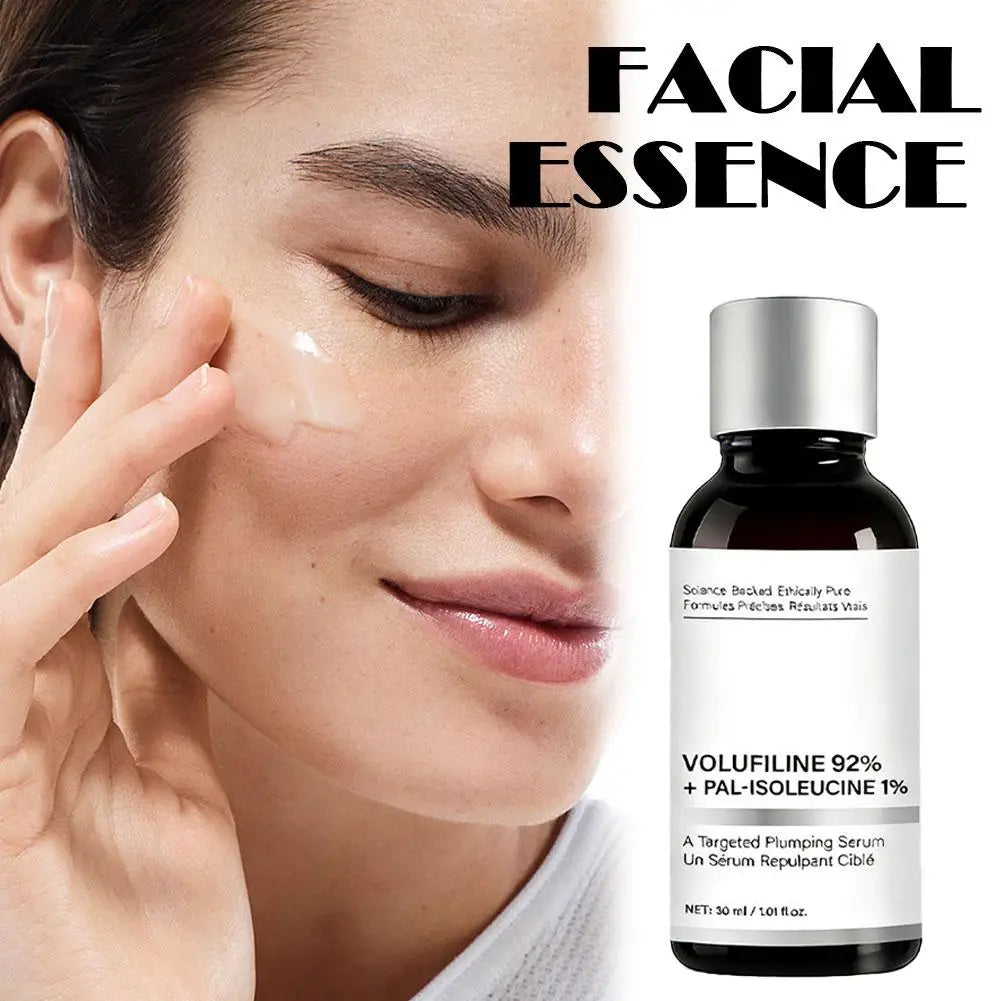 1/2PCS Volufiline Serum, Volufiline 92% + Pal-Isoleucine 1% Plumping Serum with Niacinamide Skin Radiance Boosting Facial Care