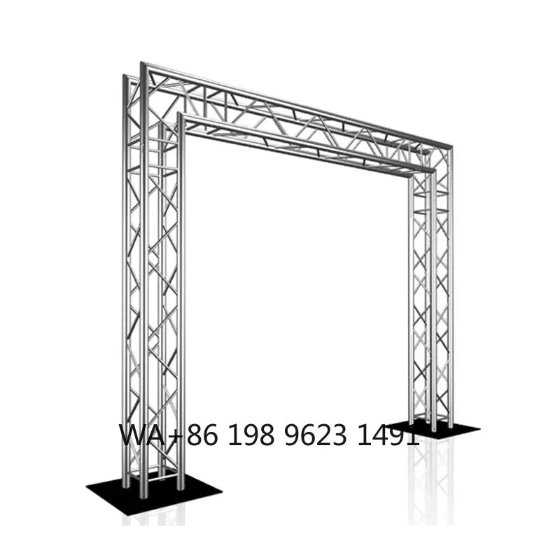 Outdoor Event LED Truss Display Ground Support Video Wall Light Frame Stage Commercial Advertising LED Screen Booth Equipment
