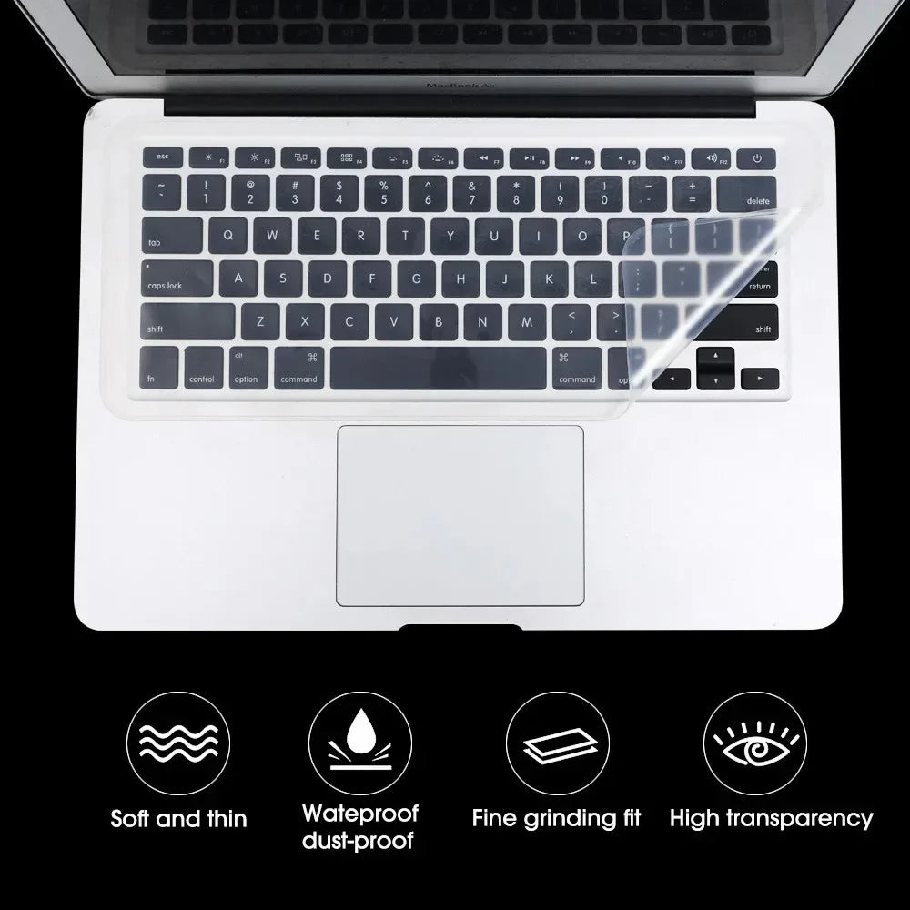 Universal Laptop Keyboard Cover Protector 12-17 inch Waterproof Dustproof Silicone Notebook Computer Keyboard Protective Film