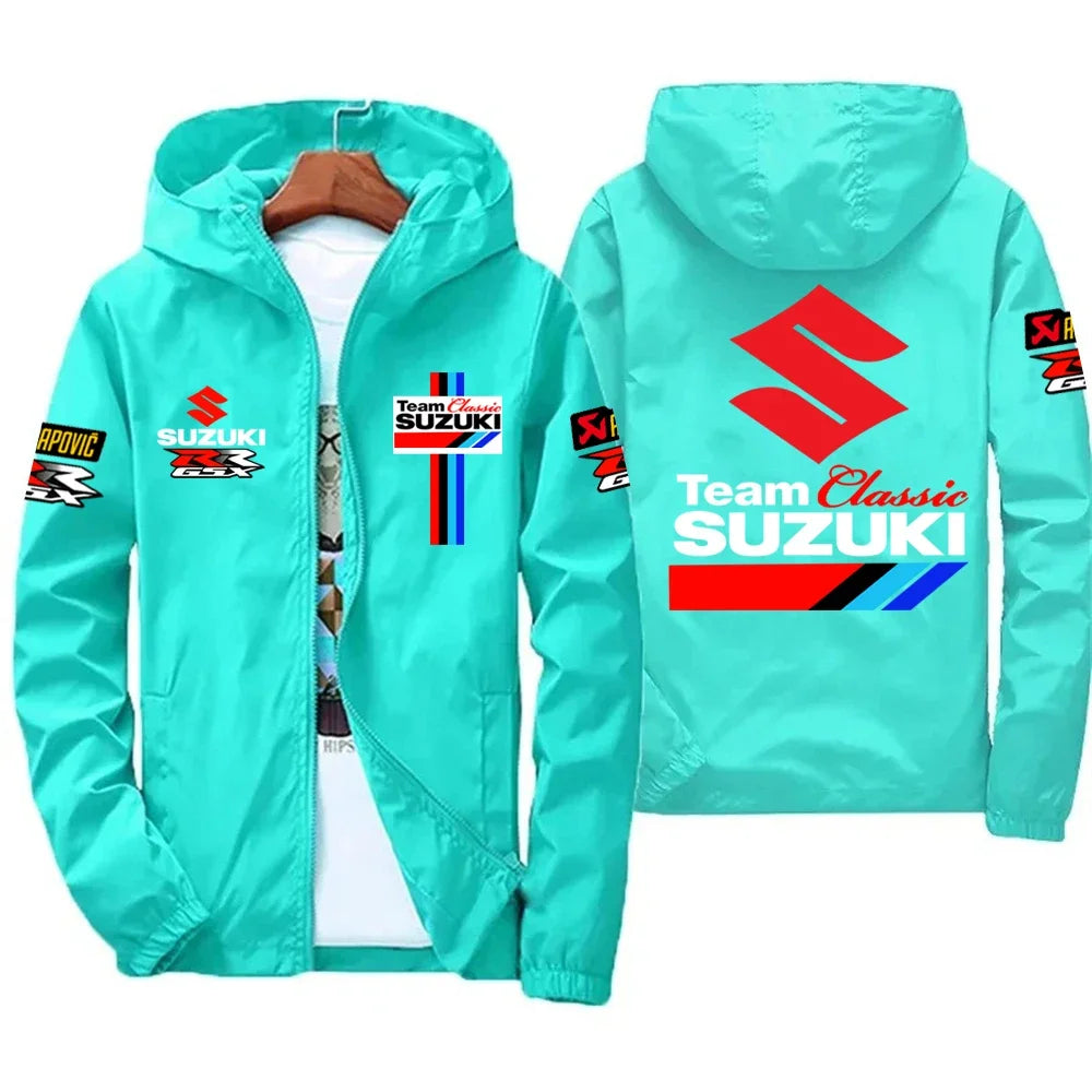 2026 Suzuki Motorcycle New Spring and Autumn Jacket Men's Windproof Jacket Casual Fashion Sports Outdoor Cycling Jacket