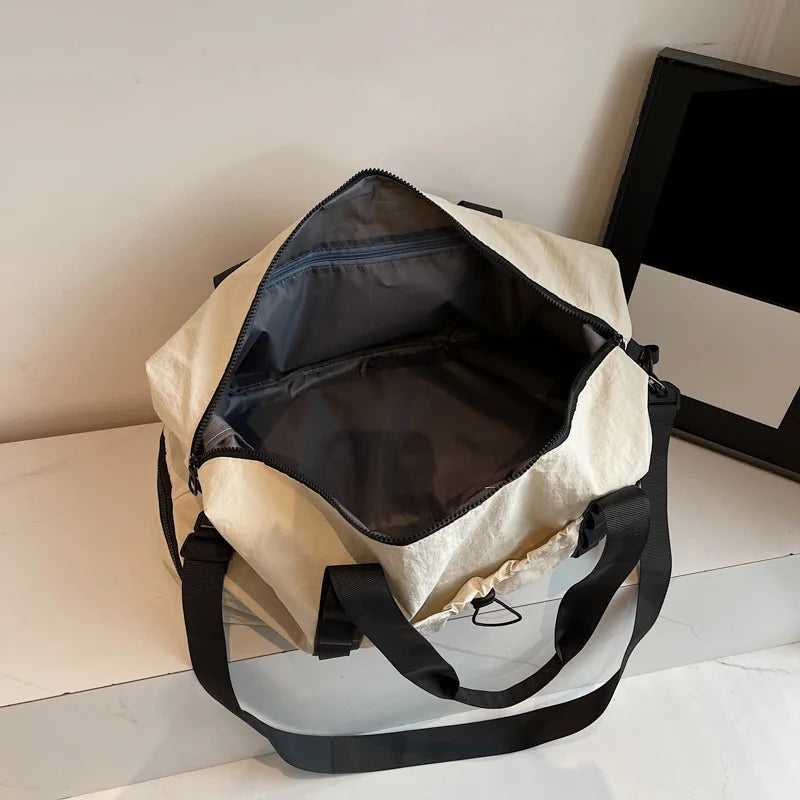 Large Capacity Travel Duffels Bag With Independent Shoe Compartment Travel Totes Suitable For Yoga Gym Storage Weekends Bags