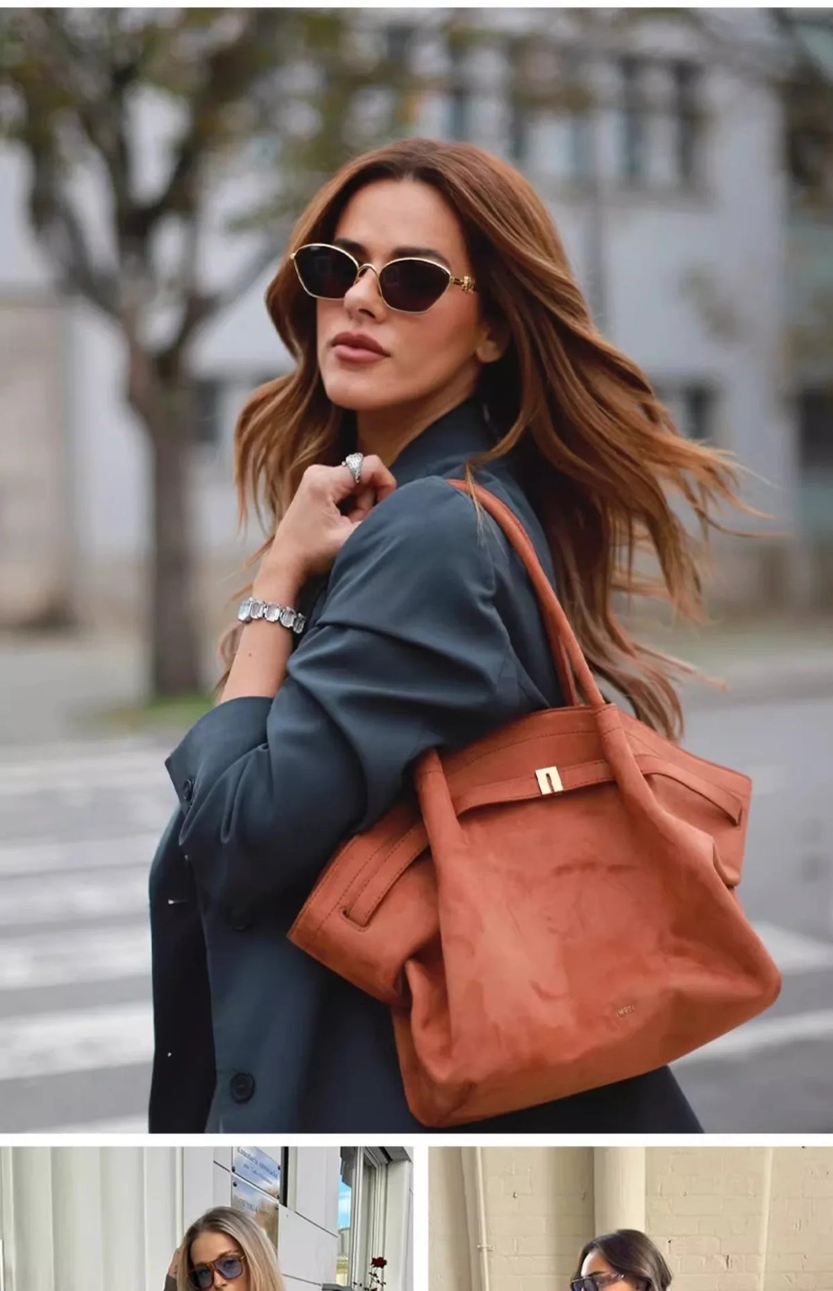 JW PEI Dumpling Bag Hana, Large and Small Sizes, Women's Shoulder Bag, Crossbody Bag, Handbag