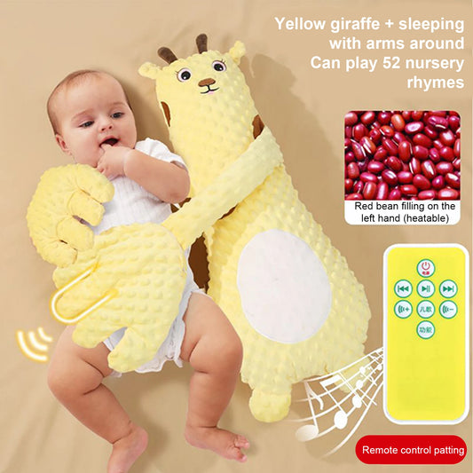 Electric Baby Sleep Patting Doll With Music Remote Control Baby Sleeping Soothing Palm Adjustable Baby Hand Pillow Sleep Pillow