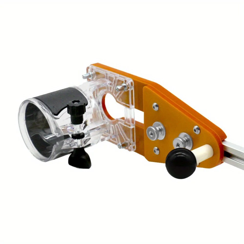 Woodworking Router Circle Cutting Jig, Electric Hand Trimmer Inverted Balance Base Plate for Round Cutting Grooving Arc Chamfer
