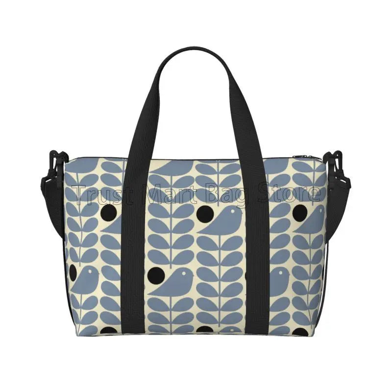 Multi Stem Orla Kiely Folio Travel Duffle Bags Waterproof Weekender Overnight Bag Carry on Shoulder Tote Bags for Sport Gym Yoga