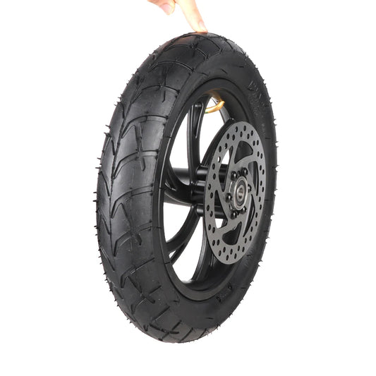 Electric Scooter 12 inch Inflatable Wheel E-bike Folding Bicycles 12 1/2X2 1/4 Tire Inner Tube Aluminum Rim 140mm Brake Disc Kit