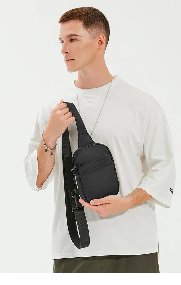 2In1 Multi-functional Waist Bag Chest Bag Outdoor Travel Bag For Men Women Casual Crossbody Small Sling Backpack Sling Bags