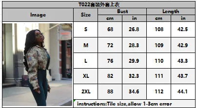 URBANCREW Floral Denim Jacket & Cargo Jeans Set — 2-Piece Streetwear