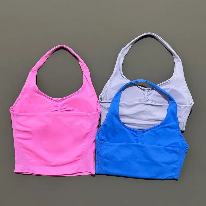 Women's Halter-Neck Sports Tank Top
