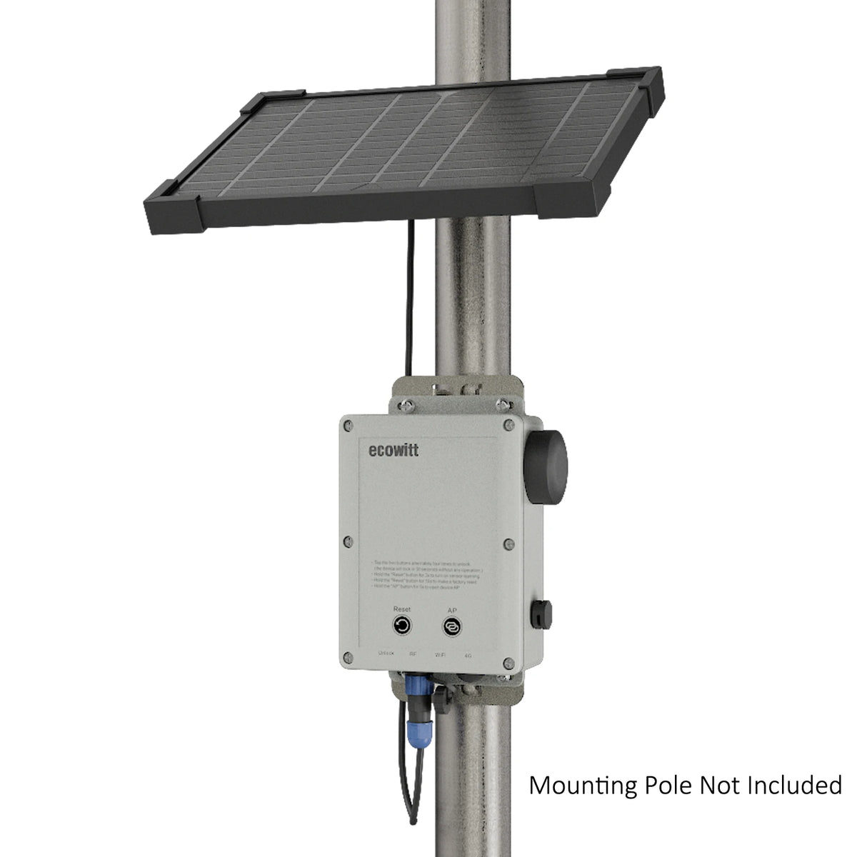 Ecowitt WS6210_C / WS6210S_C 4G & Wi-Fi Weather Station Mobile Gateway with Solar Panel