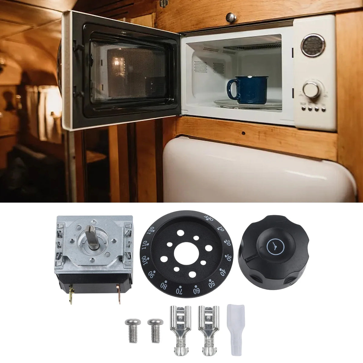 Electric Oven Timer Microwave Oven Timer Kitchen Management Easy Installation Flexible Time Settings Long-lasting Materials