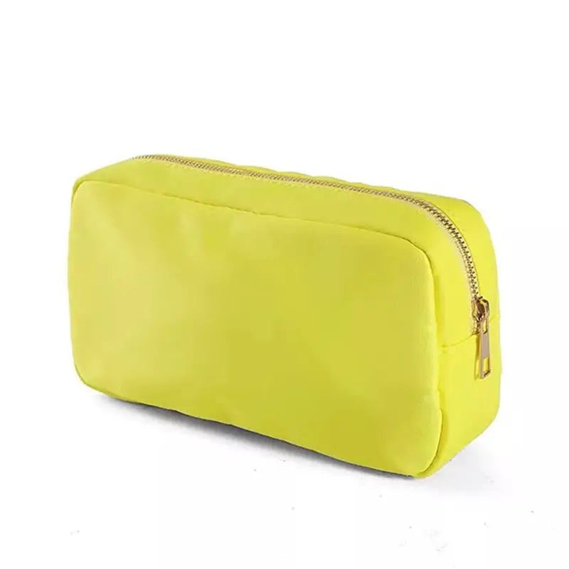 S /M/L/XL 17 Color Nylon Pouch Makeup Cosmetic Bag Zipper Toiletries Organizer Bag For Women Girls Travel Gift Makeup Pouch
