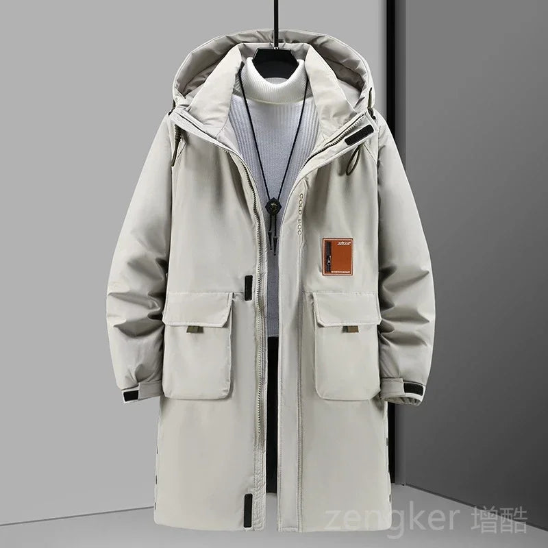 Winter thick medium-length cotton coat plus size loose winter jacket tide jacket big yards clothing man 12XL 11XL 10XL Parkas