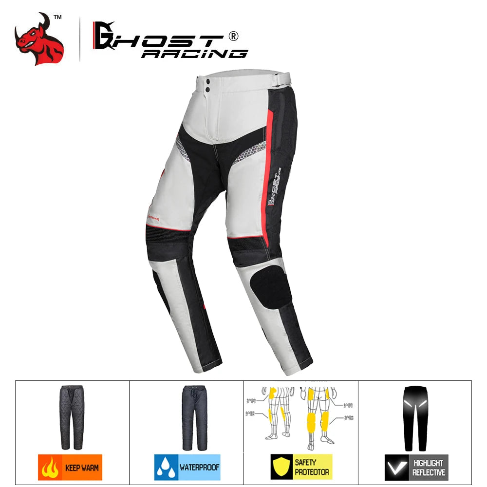New Motorcycle Jacket Pants Suit Protective Gear Motorbike Riding Jacket Waterproof Windproof Motorcycle Pants Suit