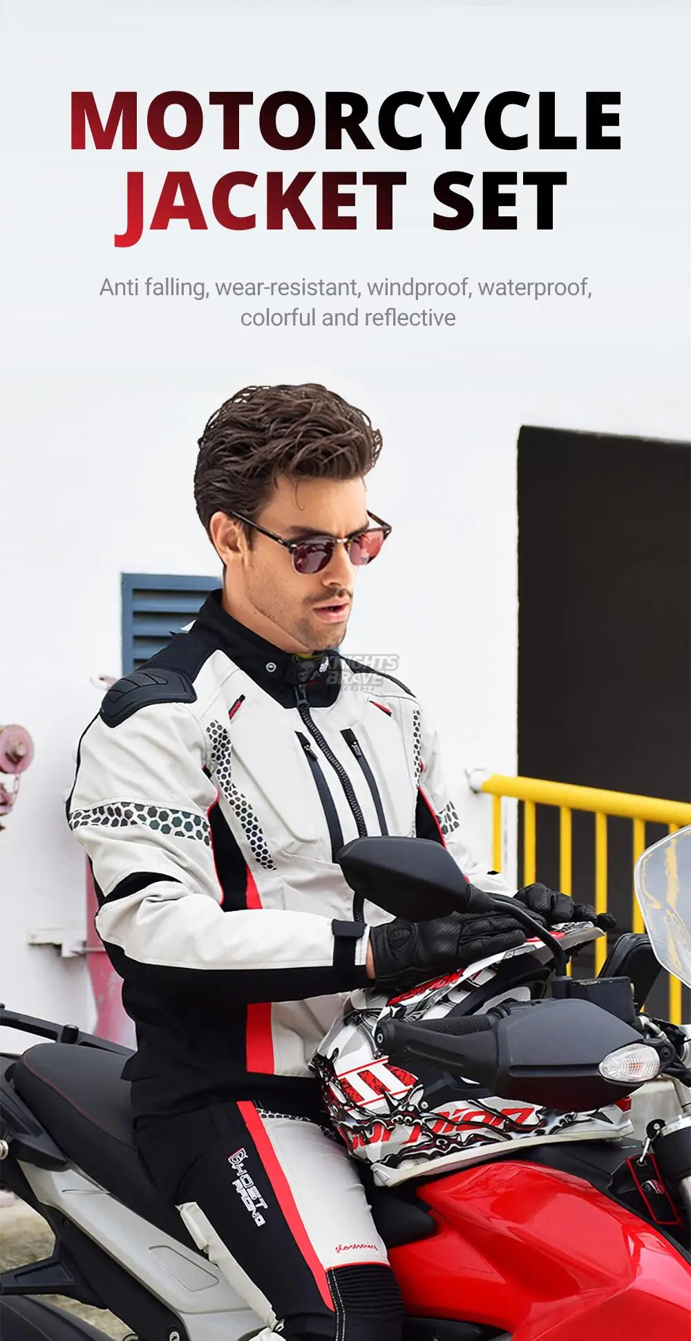 Waterproof Motorcycle Jacket Men Blouson Moto Autumn Winter Cold-proof Motocross Motorbike Riding Clothing Motorcycle Equipment