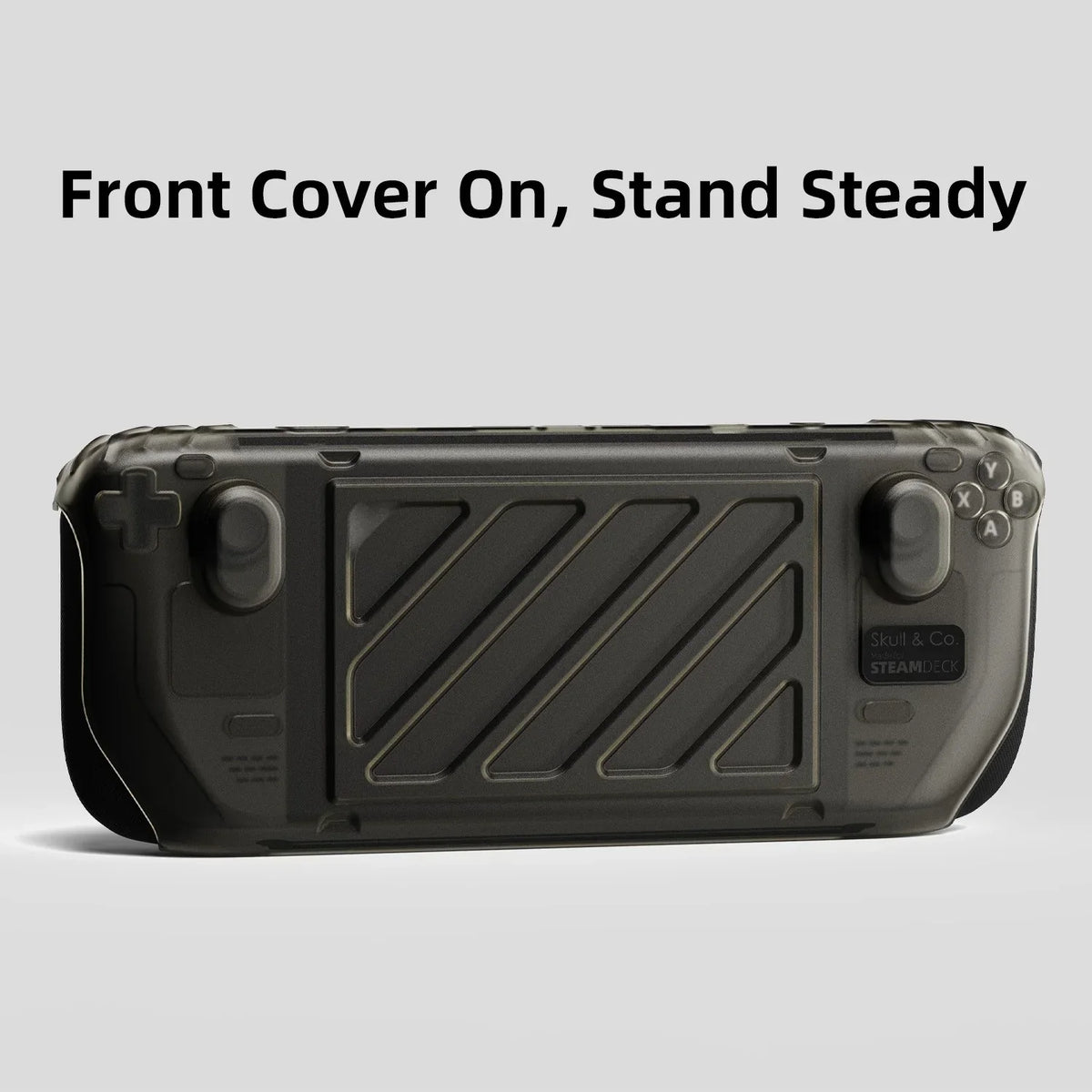 Skull & Co. HardShell Front Cover Bundle GripCase Portable Protective Case StandGrip for Steam Deck LCD/OLED Game Console