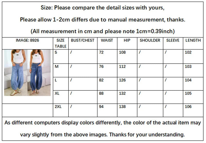 2025 Spring Street Fashion Washed Wide Leg Baggy Jeans Women Casual Loose Mid Waist Denim Pants Boyfriend Denim Bloomers Jeans