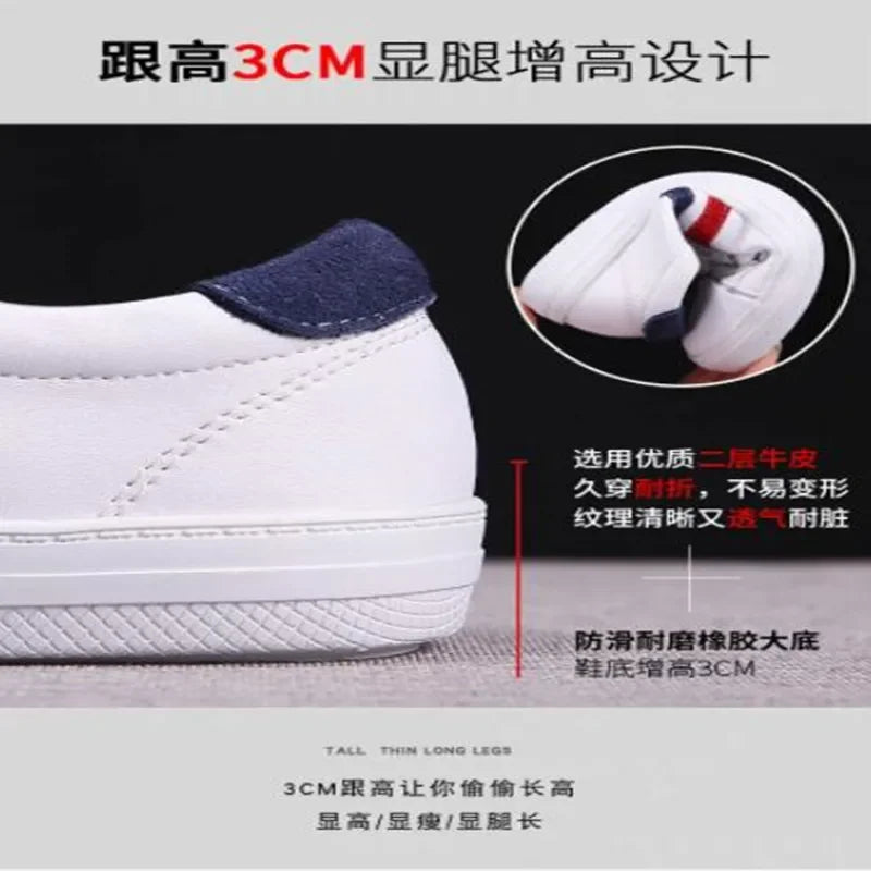 2026 Spring/Summer Autumn/Winter Casual Women's Leather Shoes White Flat Bottom Soft soled Breathable Sneakers Running Shoes