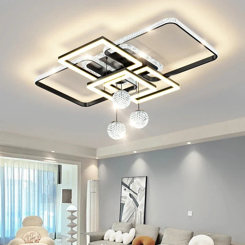 Modern Minimalist Living Room Pendant Light, Atmospheric New Living Room Ceiling Light, Modern Light Luxury Decorative Light